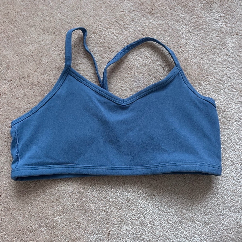 Athleta Blue Strappy Sports Bra